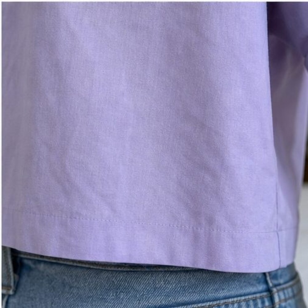 Burgundy Ruffle Blouse - Picture 6 of 6